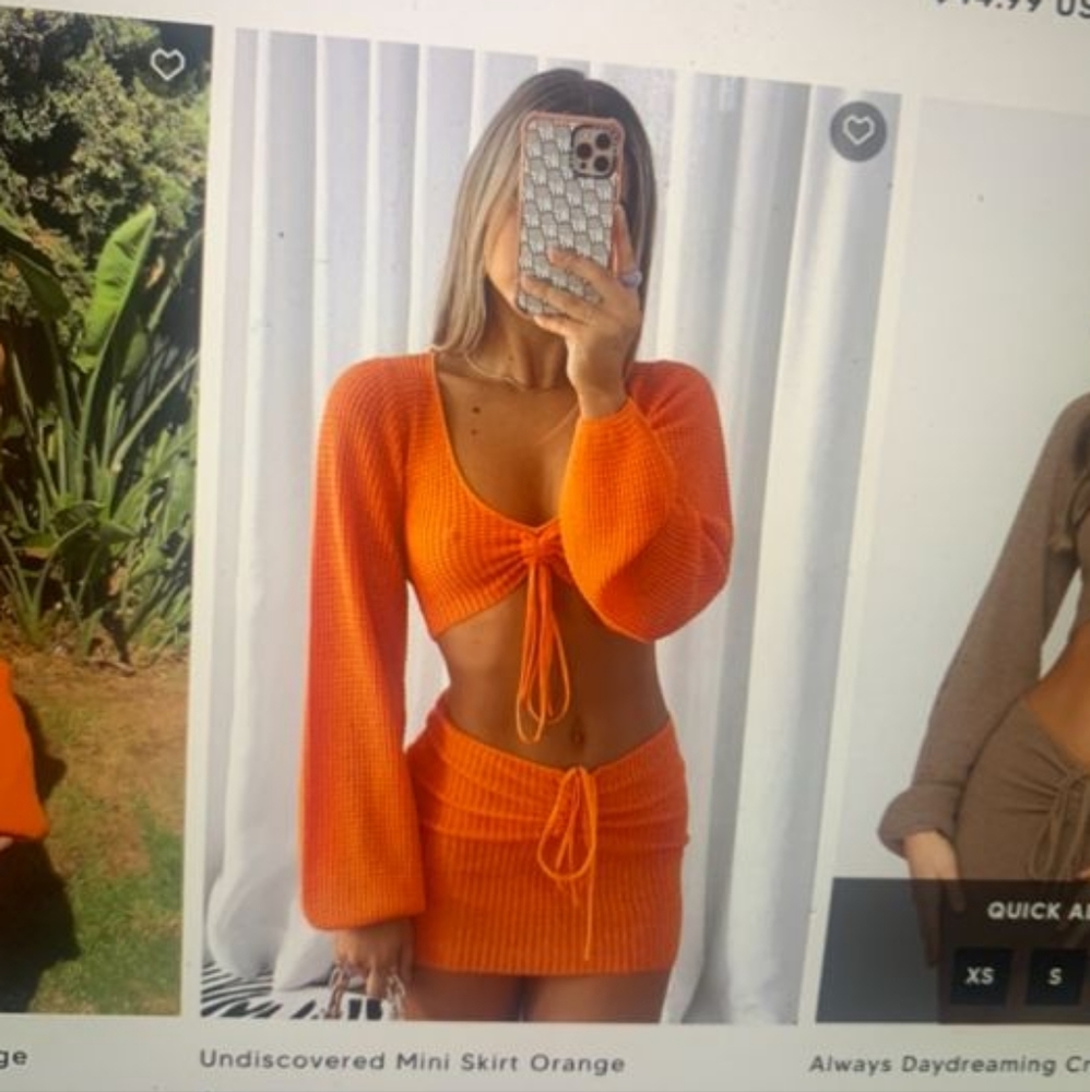 White Fox Orange Set